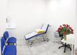 Baker Street Consulting clinic room to rent in London, with treatment examination table, massage table or beauty couch, located in a Pharmacy