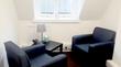 Therapy or Counselling Room to Rent in Bank,   London EC2R near Bank tube station, with two   armchairs & sloping loft space attic roof