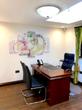 Beautiful Professional Consulting Room in Hammersmith Clinic London W6, with large consultation desk & stylish decor, for a nutritionist, GP & medical practitioners
