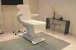 Harley Street Treatment room to rent in London with electric couch for aesthetic practitioner or beauty therapy & beautician therapy work