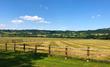 Flat British Farm Landscape Saltford countryside & farm Fields between Bristol and Bath, near Avon Lane