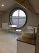 Therapy room space to rent in Burtonwood, Warrington WA5 with circular window, round table, chairs & sink