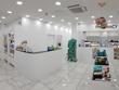 Baker street pharmacy shop & clinic interior, in London W1U, with bright white clinical interior design & marble floors